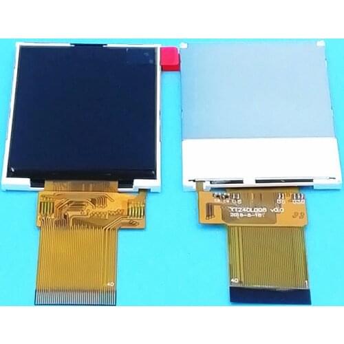 2.4 inch 40P 262K/65K SPI TFT LCD Screen ILI9341 Drive IC 8/16Bit Parallel Interface 240(RGB)*320 Wide Viewing Angle