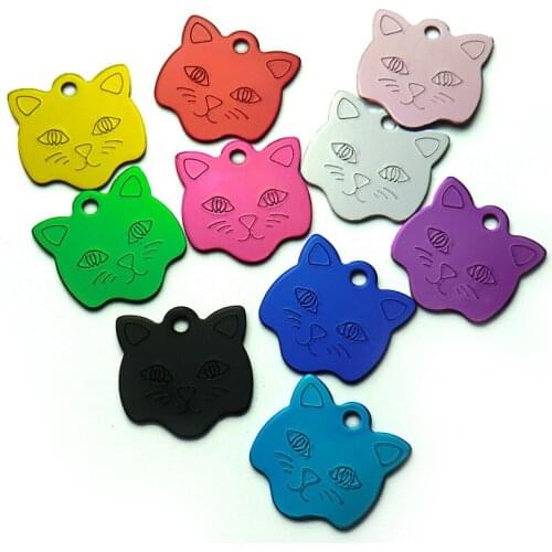 1000pcs/lot Pet Tag ID Custom Dog Cat Engraved Name Telephone Number Charm Pendant Collar Aluminium Alloy ZA5424
