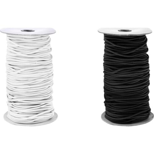 3mm Elastic Round Bungee Rope Shock Cord Tie Down Boats Trailers for Canoe Kayak Fishing Boat Rafting Surfing Accessories