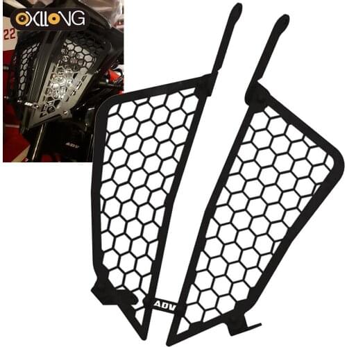 390 Adventure 2019 2020 2021 Motorcycle Aluminium Headlight Protector Grille Guard Cover Protection Grill Accessories 390 Adv