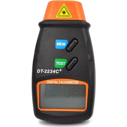 ANENG Large LCD Displaying Automatic Non Contact RPM Tach Tool Handheld Digital Laser Tachometer Tester Speedometer Speed Gauge
