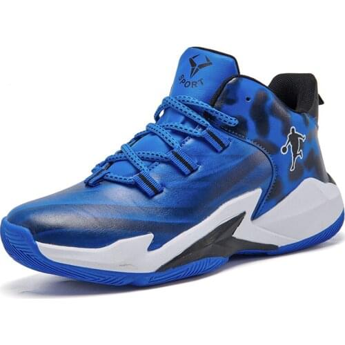 Basketball Children Shoes For Kids Sneakers Boys Shoes Girls Sneakers Lace-up Leather School Footwear Trainers Fashion New 2021