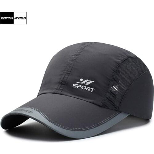 NORTHWOOD Sport Mens Summer Cap Golf Womens Baseball Cap With Mesh Fast Dry Fishing Snapback Adjustable Dad Hat Bone Casquette