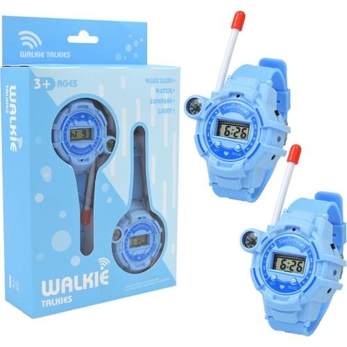 Watch Walkie Talkie Toy Parent-Child Wireless Dialogue Call Two Way Radio Fashion Long Distance Call Interactive Kids Toys 2pcs