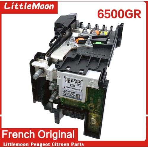 Genuine Battery manager battery fuse box 6500GR/9666527680 28236841 For Peugeot 3008 RCZ 508 5008 308 C4 Grand Picasso