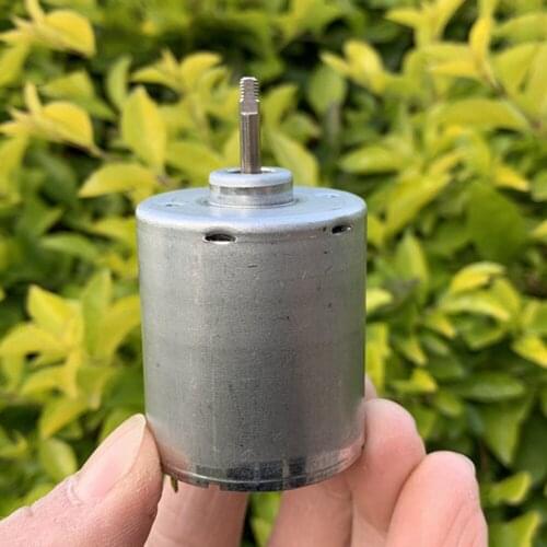 DC 535 motor 3.7V 5V 6V micro electric circular motor high-speed high-power carbon brush motor car and ship toy model