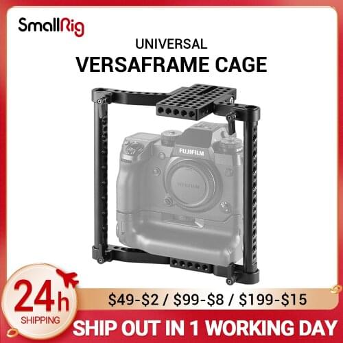 SmallRig Aluminum DSLR Camera Cage for Canon, For Nikon, For Sony, For Panasonic GH3/GH4 with Battery Grip-1750