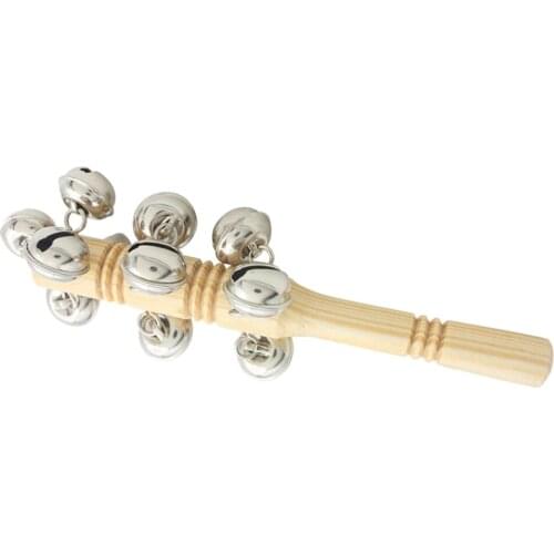 Handbells Shaker Bells Rattles Hand Percussion for Children Early Education