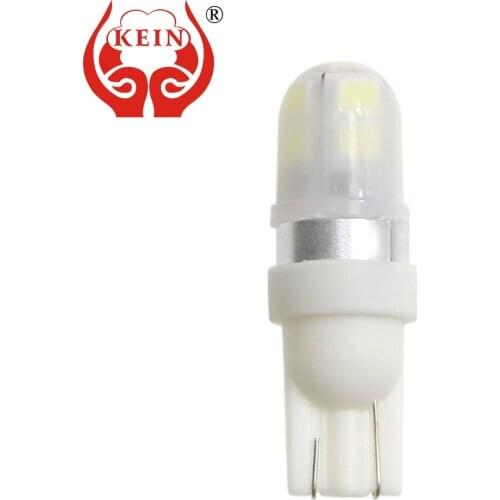 KEIN 10PCS t10 led W5W Bulb High Qualit silicone AUTO car 9smd 2835 194 led Parking Side Wedge License Plate Signal Lamp Lights