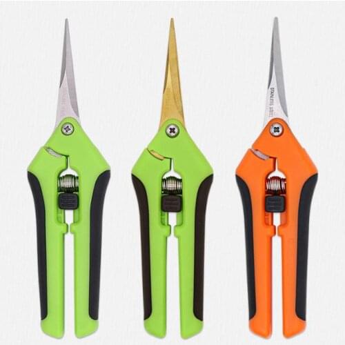 Hot Lawn Patio Multifunctional Garden Pruning Shears Fruit Picking Scissors Trim Household Potted Branches Small SN118