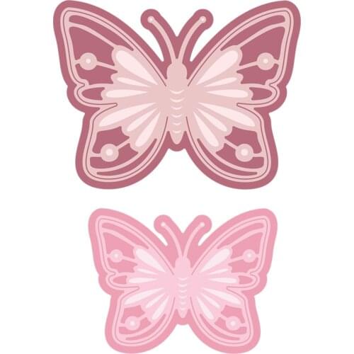 Pretty Butterflies Pattern Metal Cutting Dies Stencil Scrapbook Album Embossing For Gift Card Making Handcrafts 2019