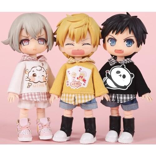 New ob11 baby clothes Hoodie shirt Long-sleeved T-shirt for obitsu11,GSC ,molly ,1/12 bjd doll clothes doll accessories