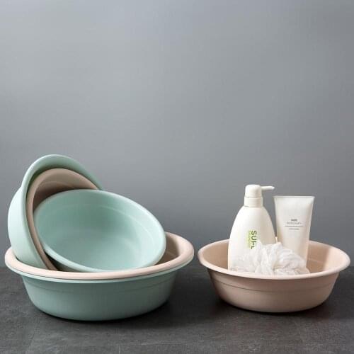 26/29/35CM Plastic Washbasin Sstudent Dormitory Washbasin Household Baby Bath Tub Thickened Wash Basin