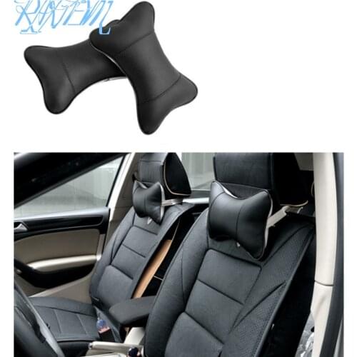 2PCS Car Headrest Pillow Neck For Mercedes Benz A180 A200 A260 W203 W210 W211 AMG W204 C E S CLS CLK CLA Classe AUTO Accessories