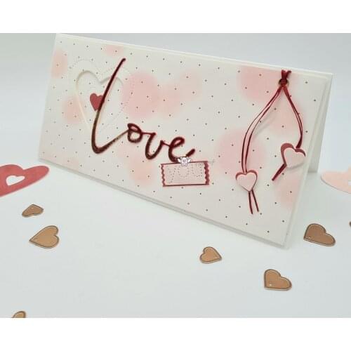 Mmao Crafts Metal Steel Cutting Dies New Love letter decoration Stencil For DIY Scrapbooking Paper/photo Cards Embossing Dies