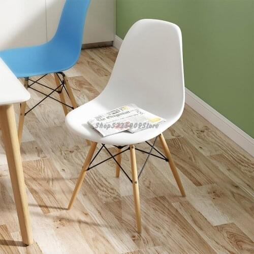 Modern nordic girls cute ins home backrest makeup stool comb bedroom net red nail solid wood small chair