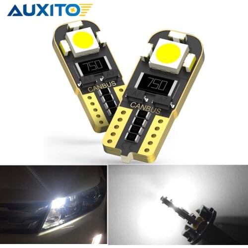 AUXITO 2Pcs No Error T10 W5W LED Bulb Car Parking Light Clearance Interior Lamp For Lada Vesta Granta Kalina Niva Priora Vaz 4X4