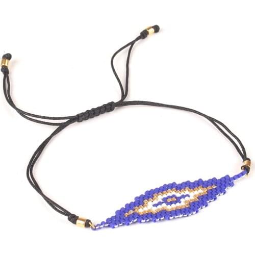 Turkish Blue Miyuki Rice Ball Bracelet