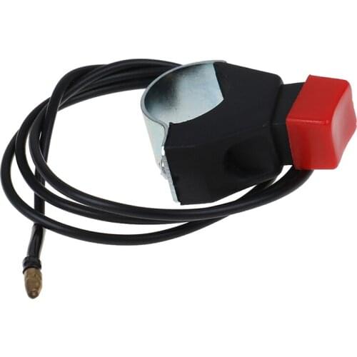 Universal Motorcycle Handlebar Switch Horn Starter Kill Button Switch E-Bike Motor Single Switch 4.2*3.8cm