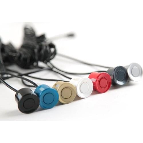 22mm Car Parking Sensor Black Red Blue Silver Gold White Gray Champagne Gold Color for 22mm Sensor Kit Monitor Reverse System