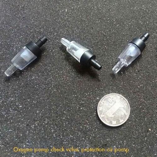 Air Pump Check Valves Air Tubing Connector Plastic One Way Non-Return Check Valve Air Pump Parts for Fish Tank Aquarium Using