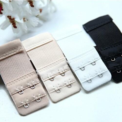 Women Lengthen Bra Strap Extender 2 Rows 2 Hooks Bra Extenders Clasp Strap Sewing Tools Intimates Accessories 10pcs/lot