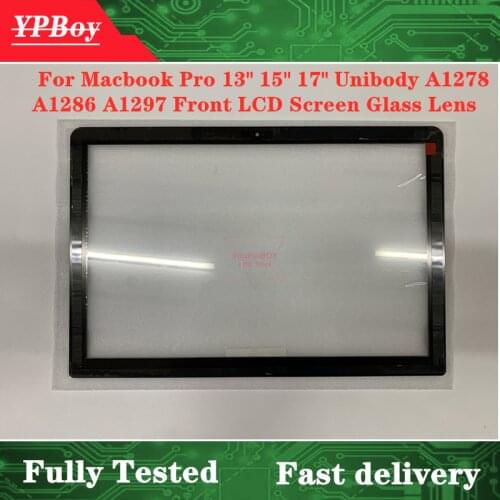 Front LCD LED Screen Glass Matrix For Macbook Pro 13" 15" 17" Unibody A1278 A1286 A1297 Screen Glass Lens 2009 2010 2011 2012