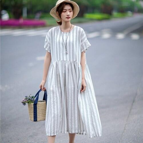 Летние платья в полоску ZUSOI China At AliExpress