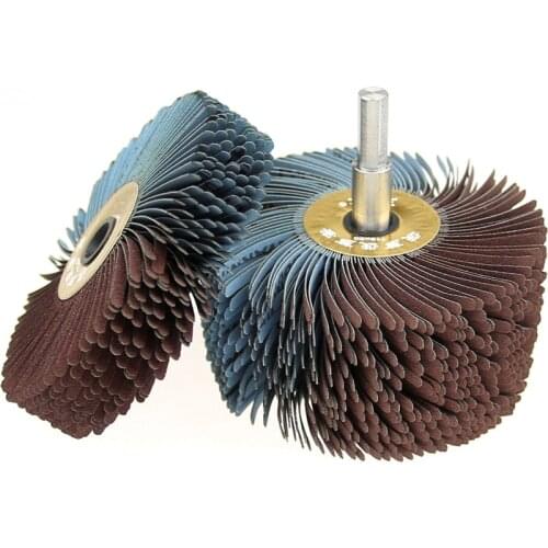 Drill Woodworking Grinding Head Sandpaper Wire Polishing Brush Wheel
