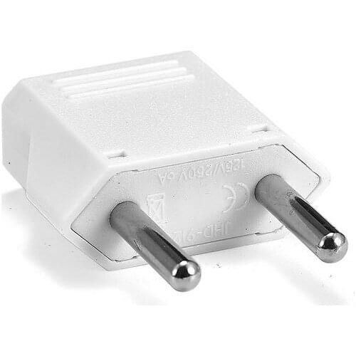 300pcs EU Plug Power Adapter AC Converter Chinse American US To Euro European Travel Adapter Electric Plug Socket Outlet