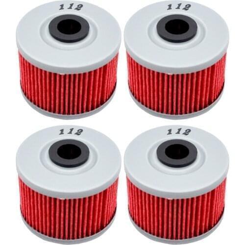 4pcs Oil Filter For HONDA CRF250 L CRF250L 2013-2015 XR250 L 1991-1999 XR250R XR 250 R 1982-2004 NX250 AX-1 1988-1995