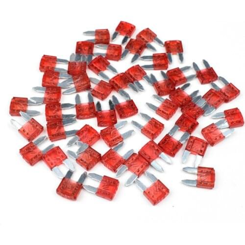 50Pcs 20PCS 5A 10A 15-40A Medium Size Auto fuse inserts car insurance tablets Medium fuse with lamp car inserts fuse
