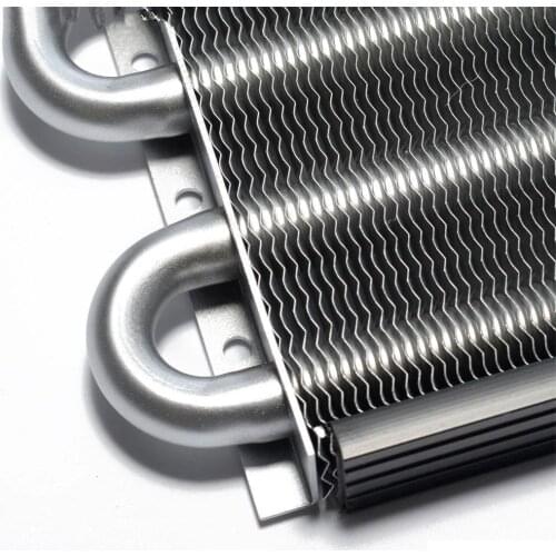 Aluminum 6 Row Remote Transmission Oil Cooler Auto/ Manual Radiator Kit