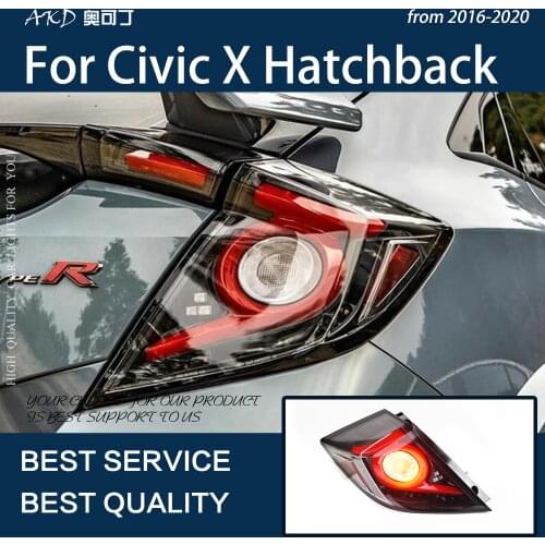 AKD Car Styling For Honda Civic 2016-2021 LED Tail Lamp Rear Fog Lamp Turn Signal Lamp LED Highlight Reversing and Brake Light