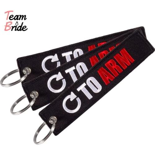 Black Remove Before Flight Fashion Key Chain Keychain for Motorcycles and Cars Key Tag Embroidery Key Fob OEM Keychain 3pcs/lot