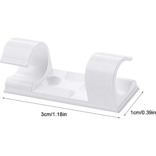 Cable Holder Organizer Cable Plastic USB Desktop Tidy Winder Management Clips Holder for Mouse Keyboard Headset