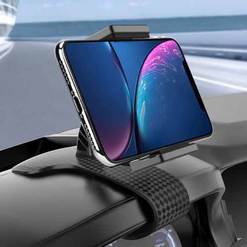 Dashboard Car Phone Holder 360 Degree Rotatable Mobile Phone Fixed Stands GPS Navigation Display Clip Support Bracket
