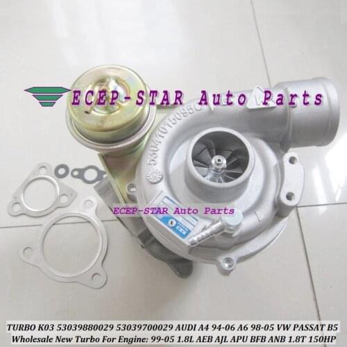 K03 29 53039880029 058145703JX 058145703JV 058145703N Turbo For AUDI A4 A6 C5 B6 VW Passat B5 1.8T AEB ANB APU AWT AVJ BFB 1.8L