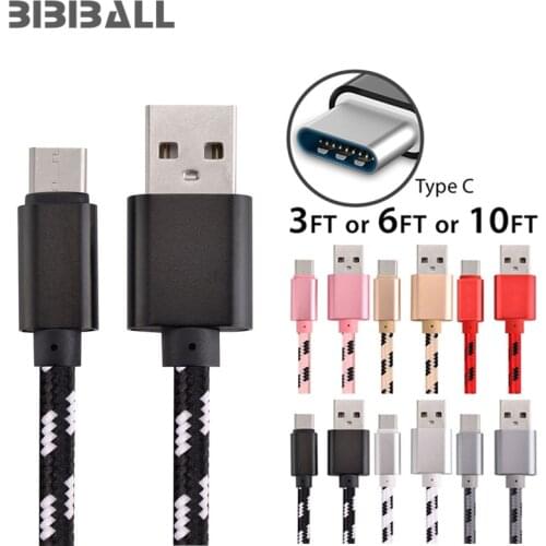 For samsung galaxy a7 2018 S10 S9 S8 Fast Charging Cable usb c data Cord Charger For xiaomi mi 9 8 a2 redmi note 7 Type-c cable