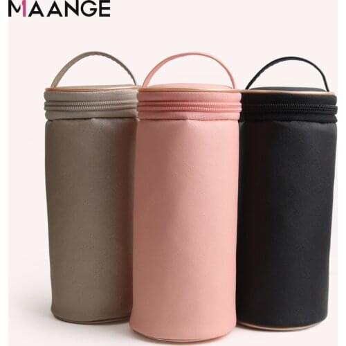 PU Leather Travel Makeup Brushes Pen Holder Storage Empty Holder Women Cosmetic Brush Bag Brushes Organizer Make Up Tools New