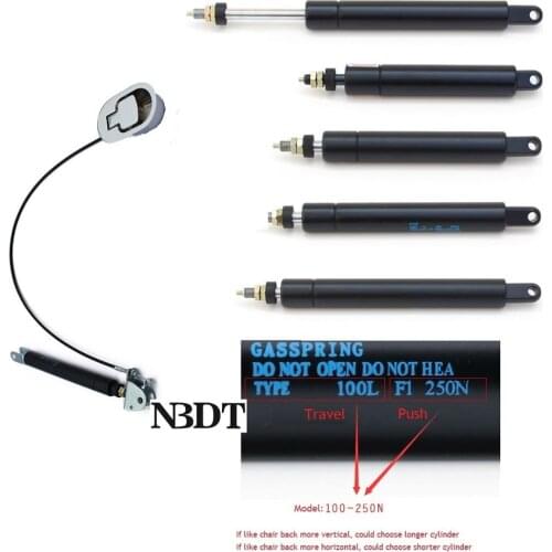 Recliner Couch Seat Chair Back Gas Pneumatic Cylinder Strut Replacement Shock Stroke Piston Office Parts Flap Down