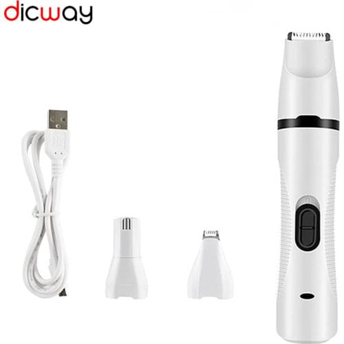 Dicway Dog Nail Clippers Professional Pet Foot Nail Hair Trimmer Dog Claw Paw Clipper Electric Ear Eyes Hair Cats Cutter Remover