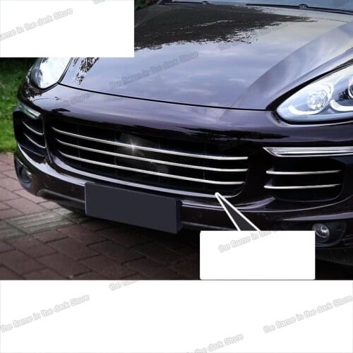 Lsrtw2017 abs car front grill net for porsche cayenne 2015 2016 2017 2018 2019
