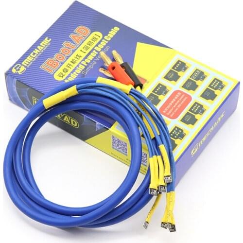 MECHANIC iBoot AD for Samsung Huawei Xiaomi OPPO VIVO Meizu Phone Power Boot Line DC Power Supply Current Boot Up Test Cable