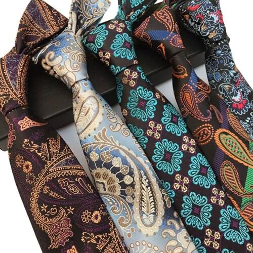 Men tie 2019 Jacquard gravata corbatas para hombre formal dress