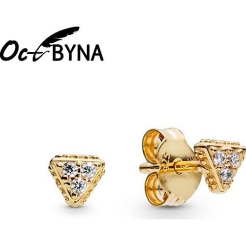 Octbyna Women's Gold Earrings