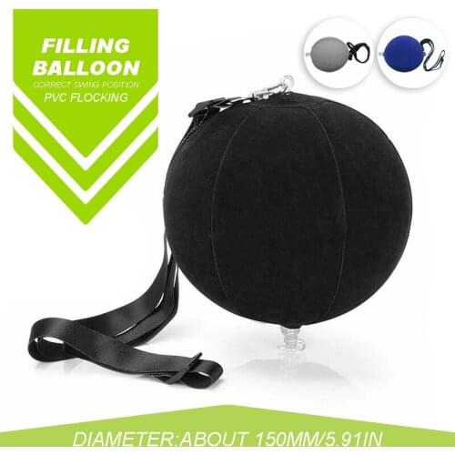 Outdoor Adjustable Training Aid Portable Beginner Sports Inflatable Smart Ball Gesture Swing Assist Easy Use Tool