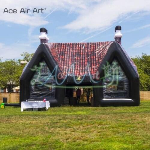 Customized house shaped giant inflatable bar tent inflatable irish bar pub for outdoor club party event