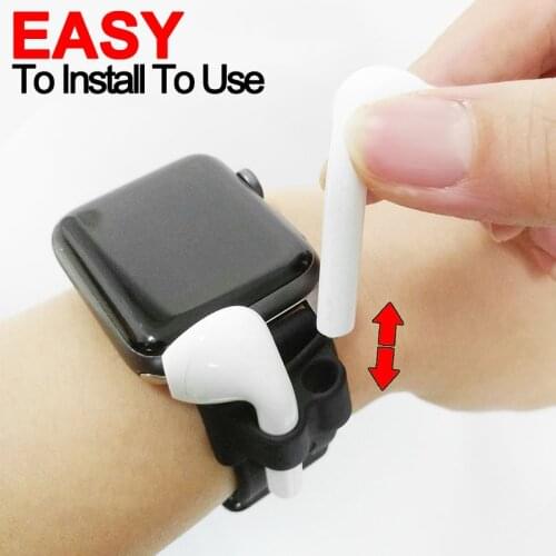 Nice Anti-Lost Earphone Silicone Holder Clip For Apple AirPods Pro Wireless Earphone Accessories Stand Holder For Airpods 3 2 1