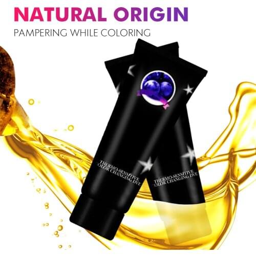 Heat Color Changing Hair Dye DIY Multicolor Long Lasting Hair Dye Cream Hair Color Change Temporary Hair Easy To Use MPw